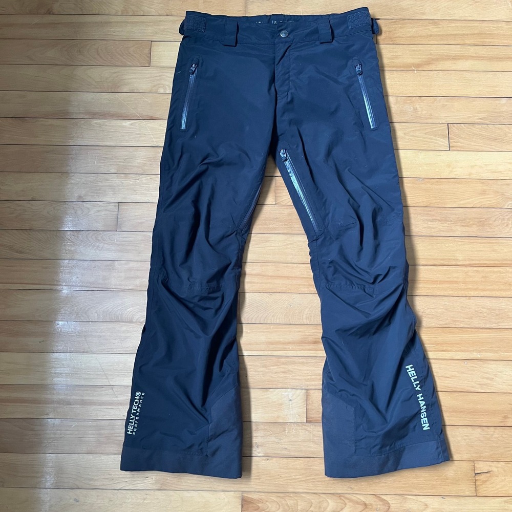 Helly Hansen Helly Tech Performance Black Ski Pants Mens Small Waterproof